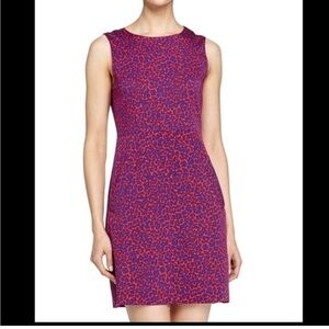 Diane von Furstenberg Carpreena Mini Silk Blend Leopard print sheath dress